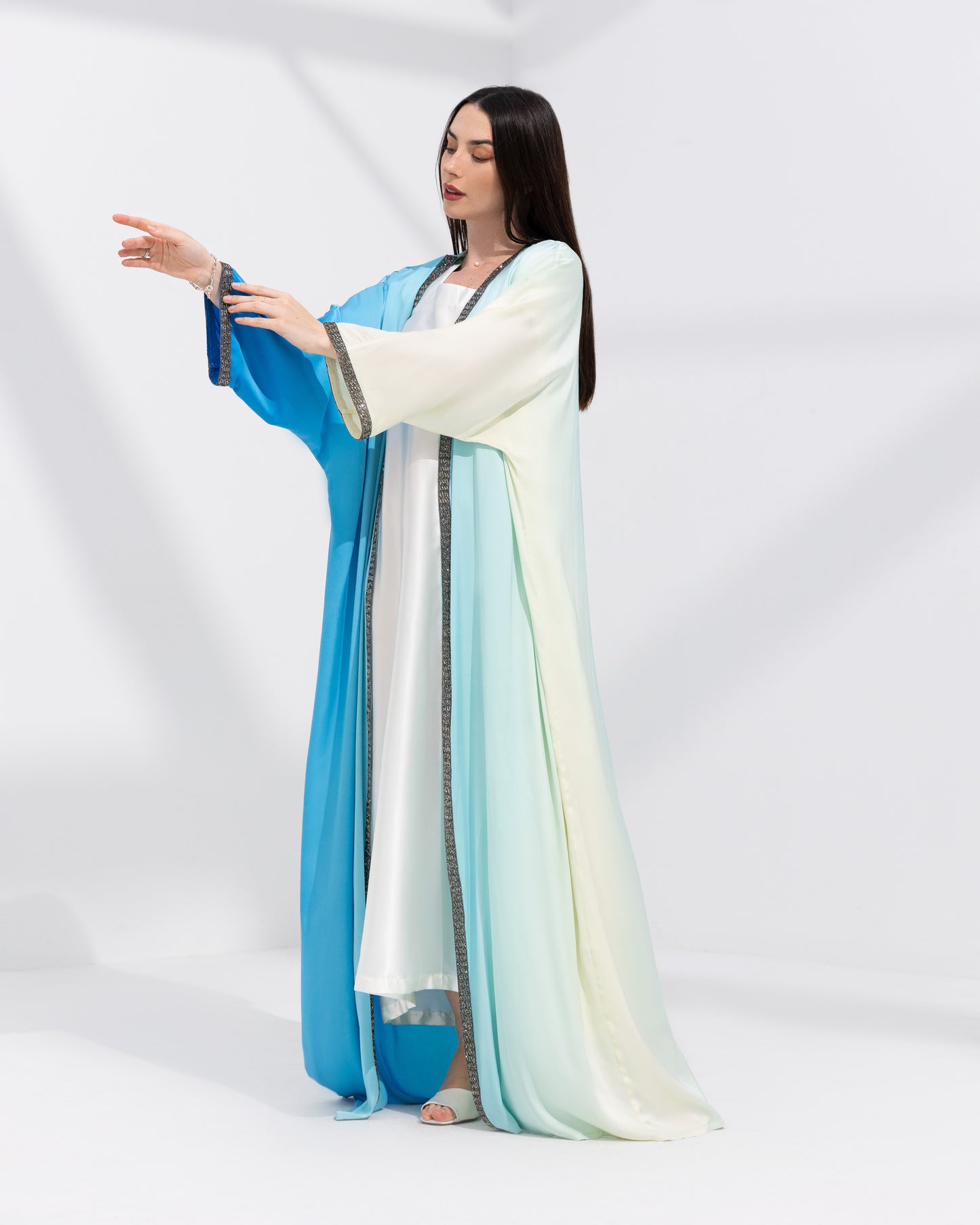 Blue Hues Abaya