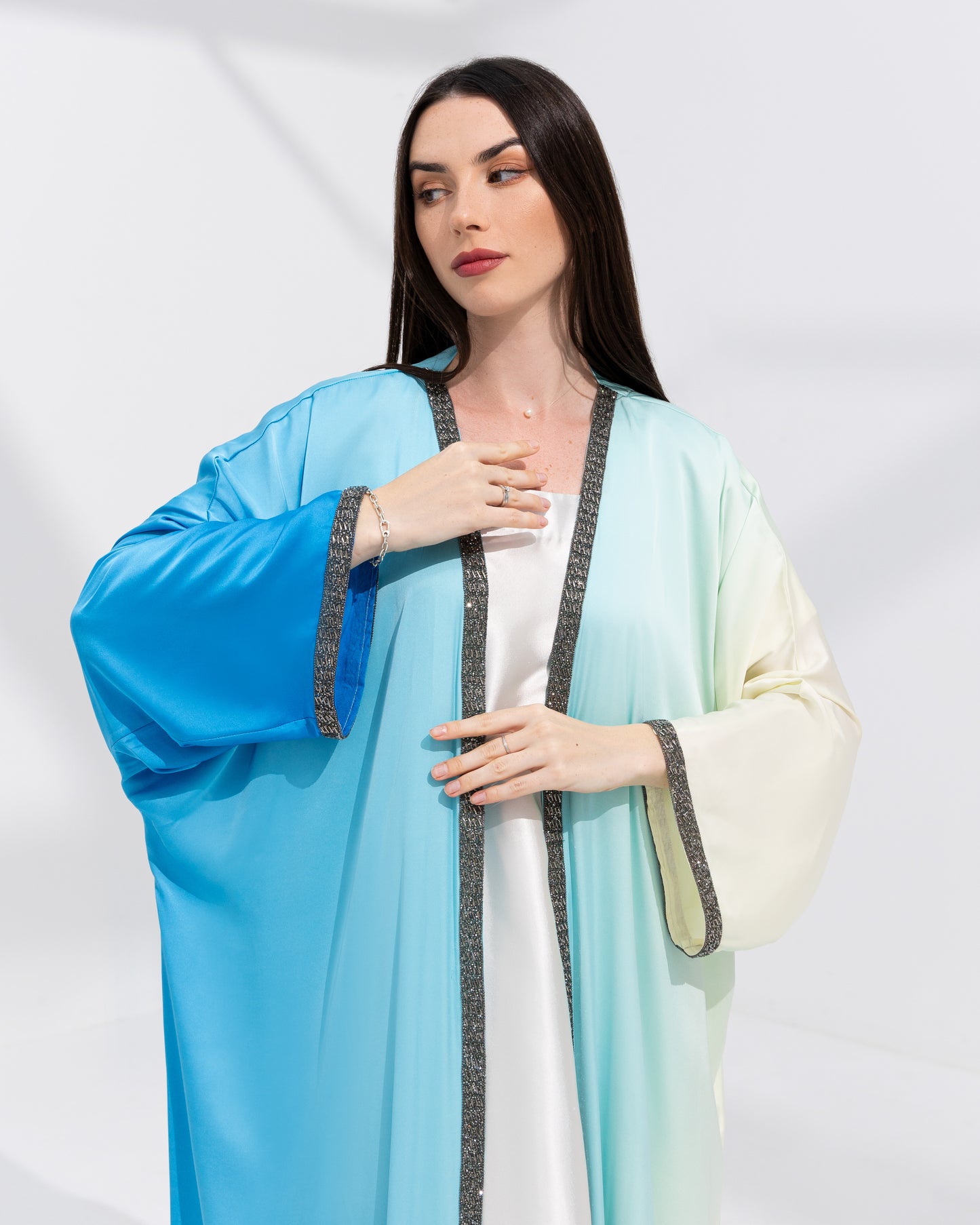 Blue Hues Abaya